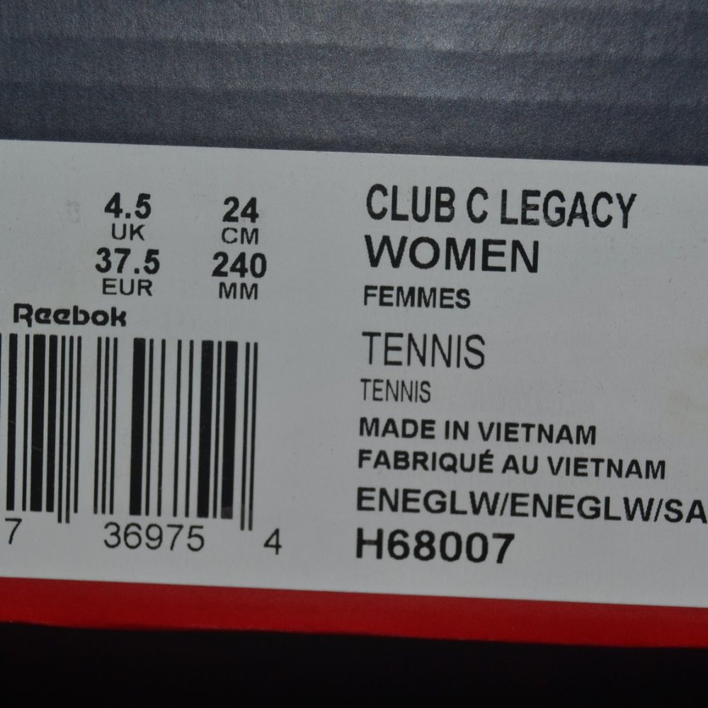 NWT Reebok Classic C Legacy Size 7 - bright yellow - LOWEST PRICE! - Picture 6 of 8